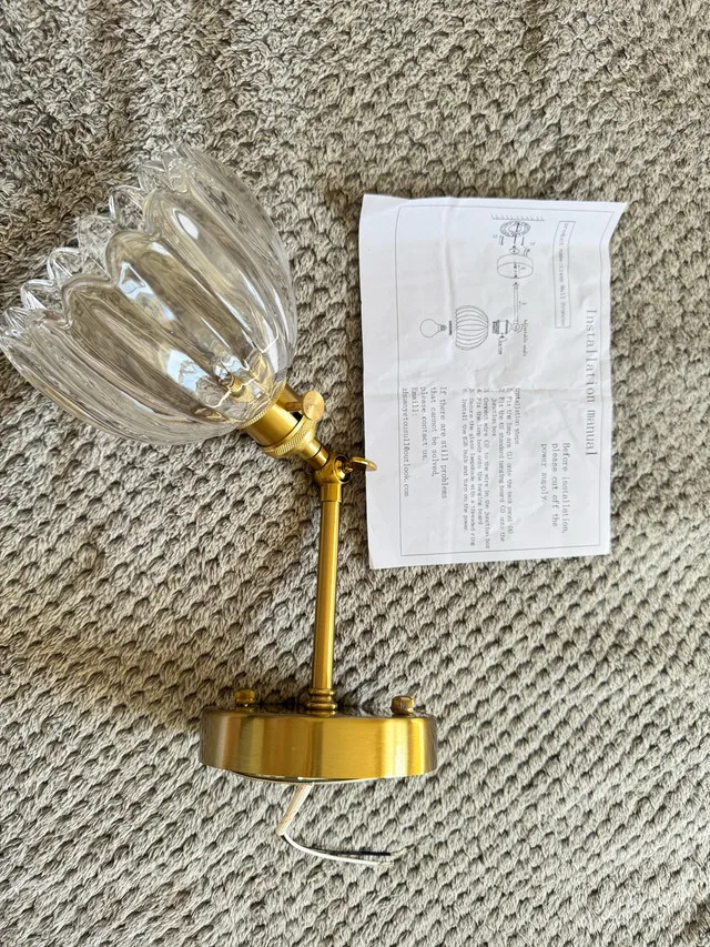 Modern Wall Sconces with Clear Tulip Glass Shade image indicator(6)