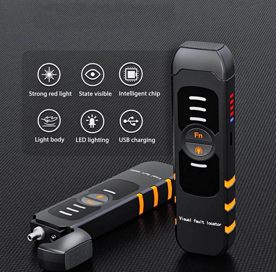 Visual Fault Locator Kit 5KM, Optic Cable Tester, VFL Red Pen
