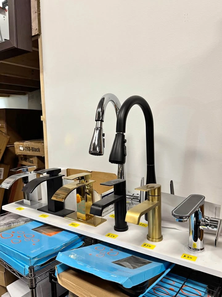 Brand New Faucets - Silver, Gold, Black