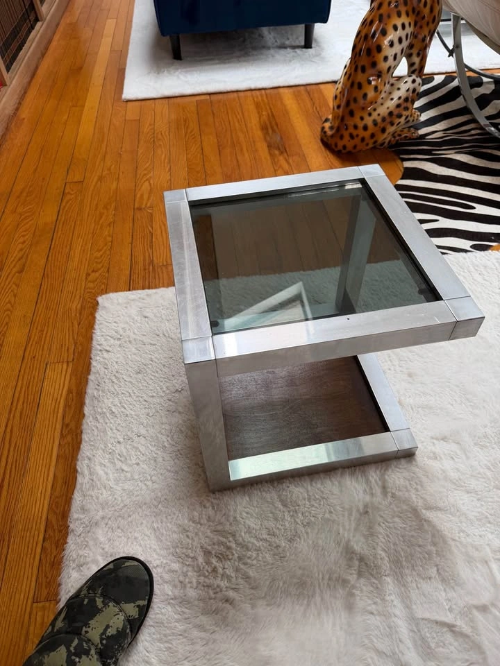 Milo Baughman Style Accent Table - photo 3