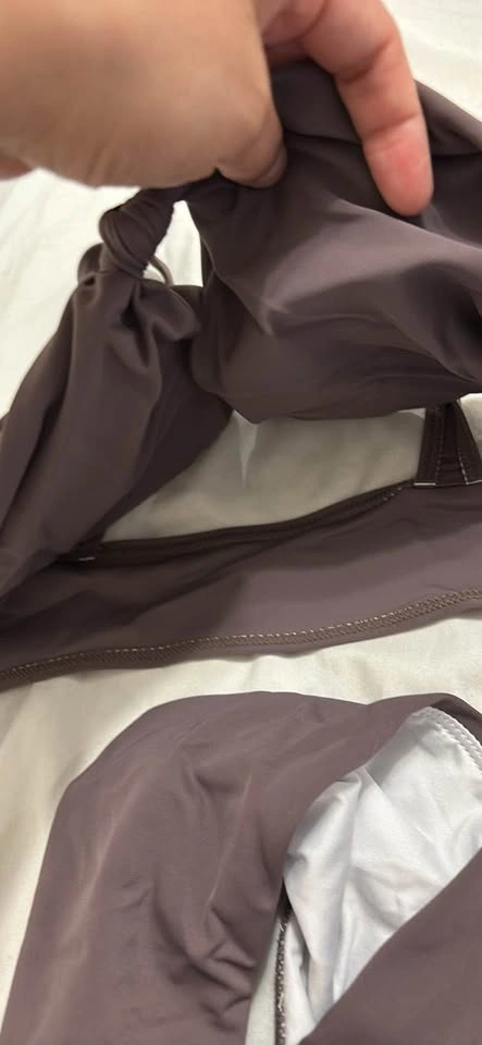XL Knotted Triangle Bikini Swimsuit - photo 5
