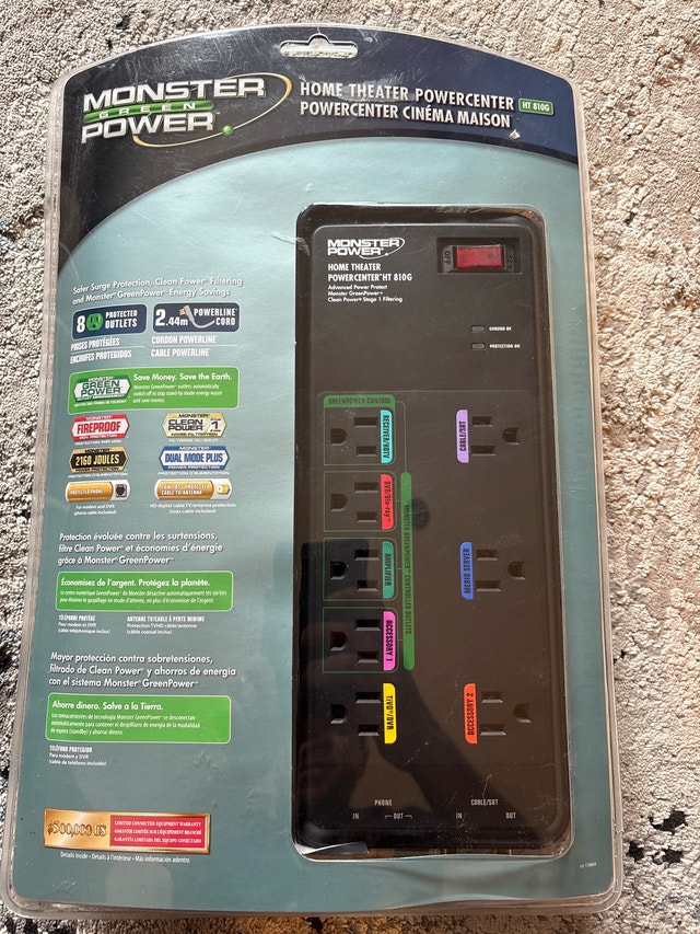 Monster Power Home Theater Powercenter HT 810G