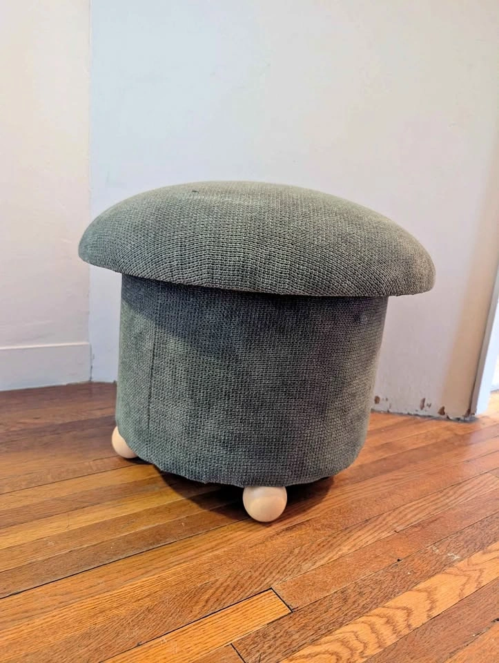 Mushroom Footstool Storage