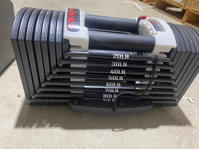 PowerBlock Adjustable Dumbbells 0-90 lbs Pair