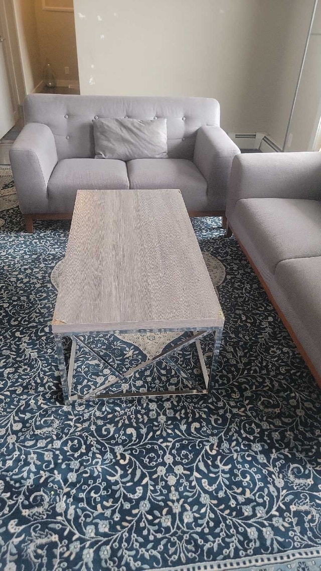 Gray Sofa Set and Coffee Table - photo 5