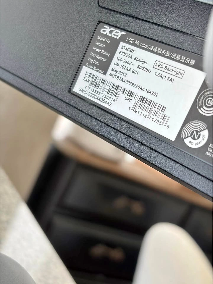 Acer ET322QK 31.5" 4K UHD Monitor