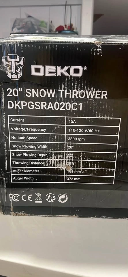 Deko 20” Snow Thrower - photo 4