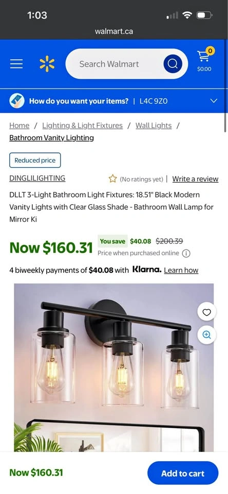 Modern 3-Light Bathroom Vanity Fixture - Matte Black & Seeded Gl