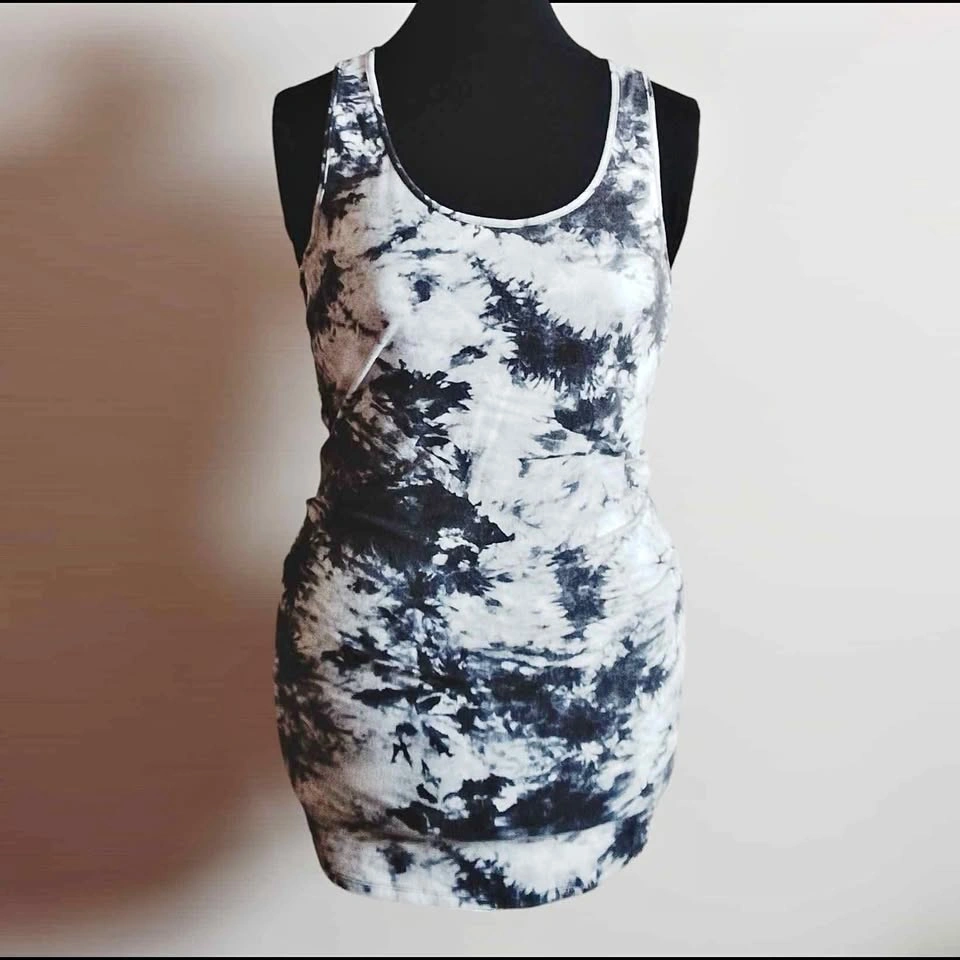 U2B Ladies Stretchy Tye Dye Bodycon Dress 🌱