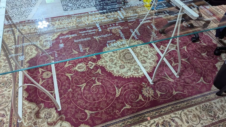 IKEA "Love" Glass Desk with Metal Base - photo 2