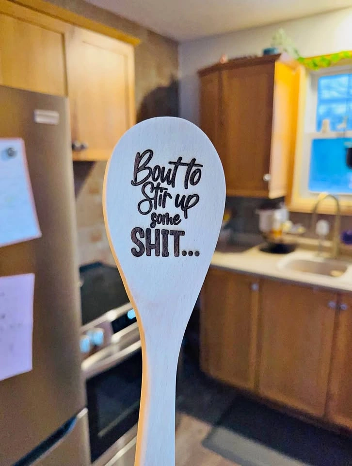 Custom Engraved Beechwood Spoons