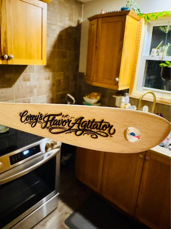 Custom Engraved Beechwood Spoons - photo 2