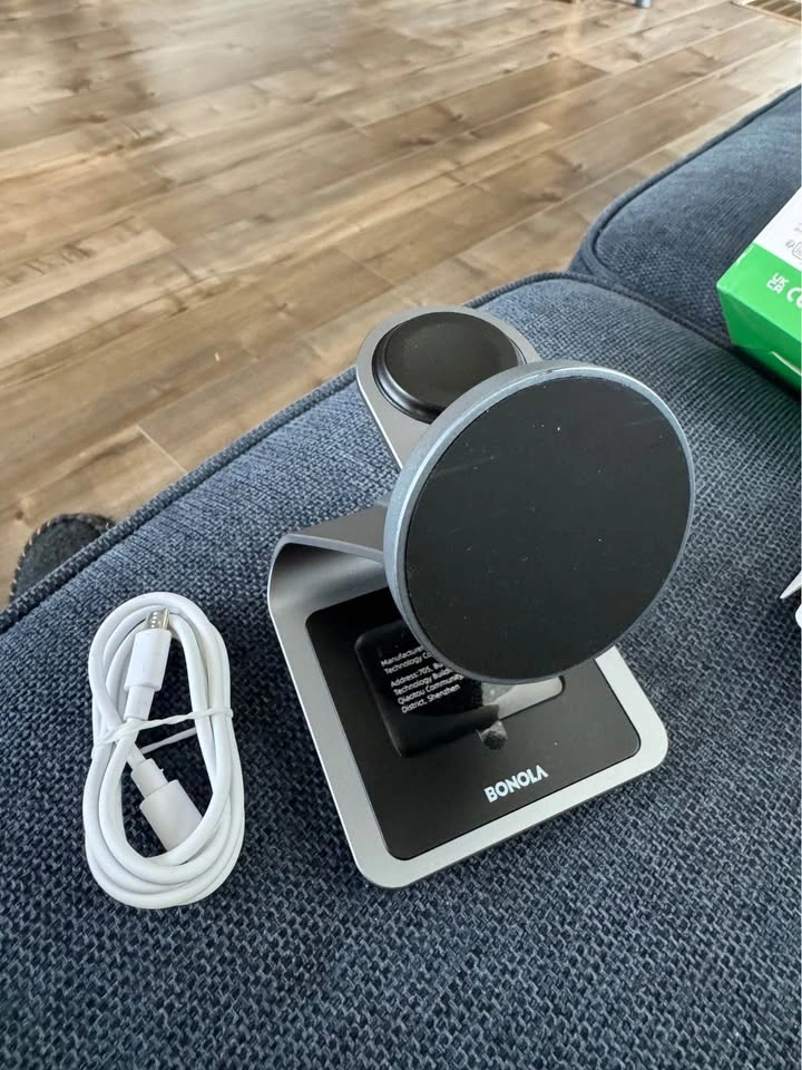 Bonola Wireless Charger for Samsung: Magnetic 3 in 1 Charging St - photo 5