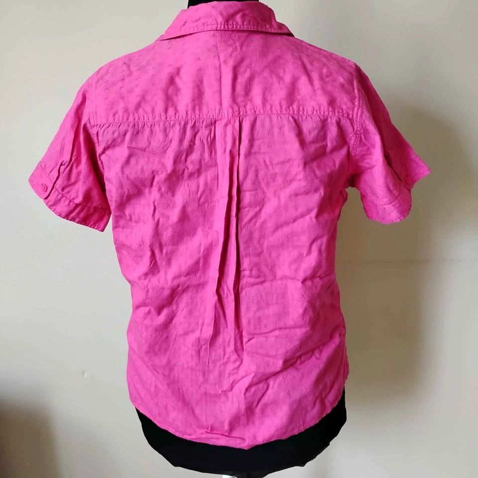 Northern Reflections Ladies Pink Short sleeve Button up shirt 🌱 - photo 2