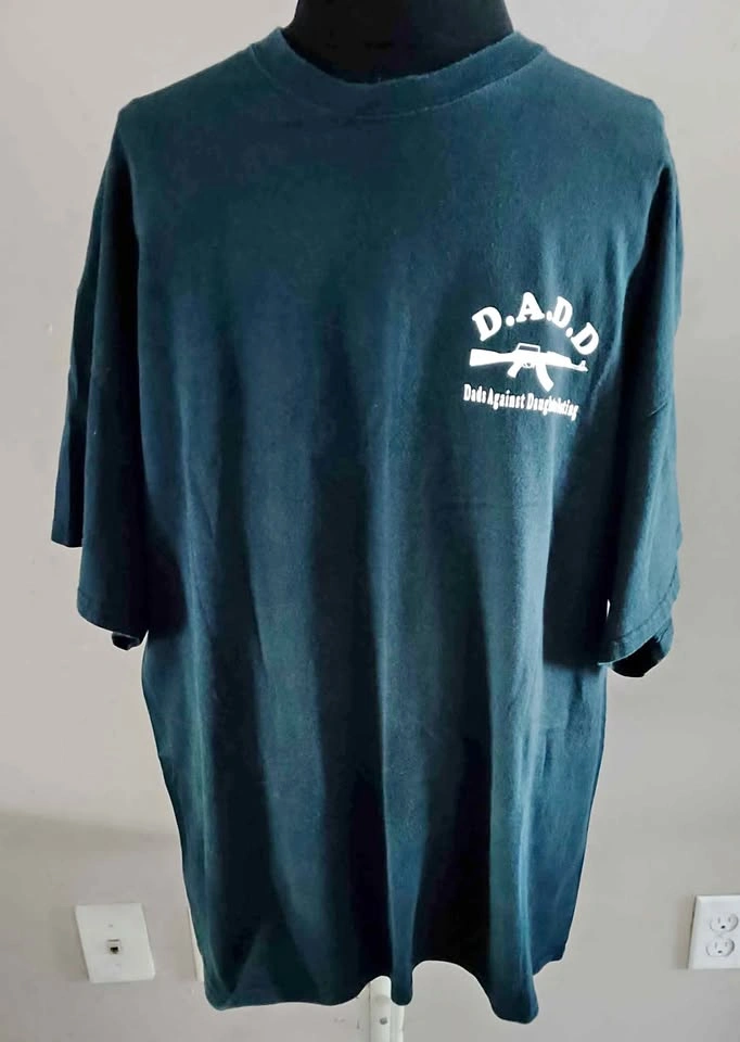 Men's Black Custom Dad TShirt 🌱