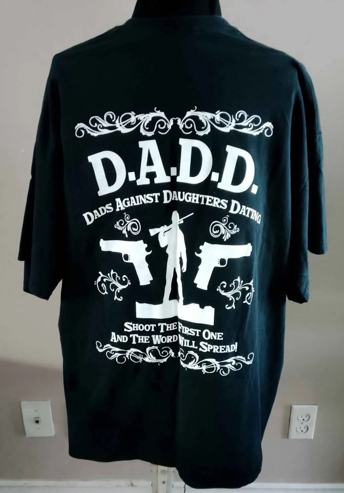 Men's Black Custom Dad TShirt 🌱 - photo 2