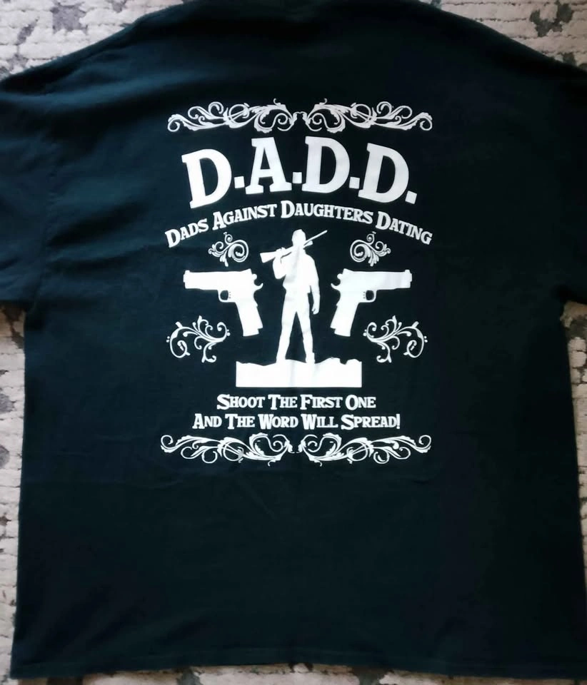 Men's Black Custom Dad TShirt 🌱 - photo 3