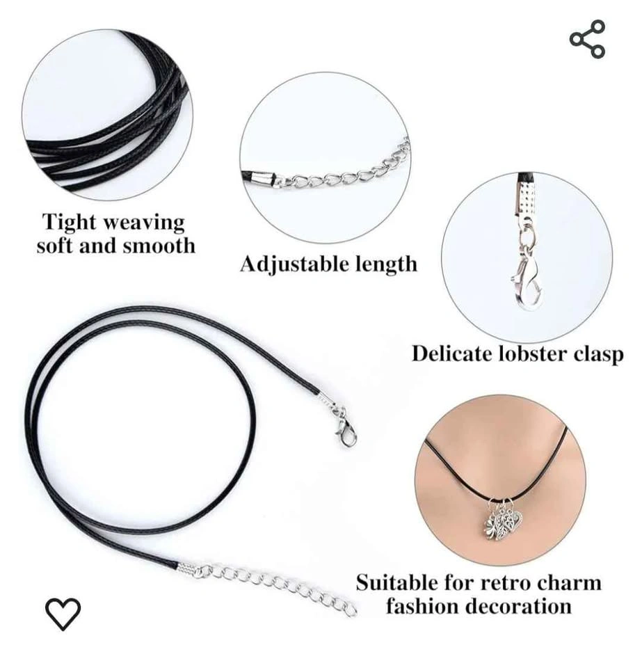 40 Necklace Cords with Clasps NEW - photo 2