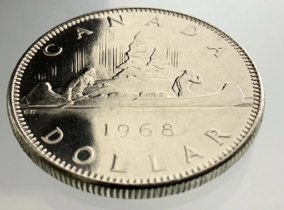 1968 Canadian Silver Nickel Dollar - photo 2