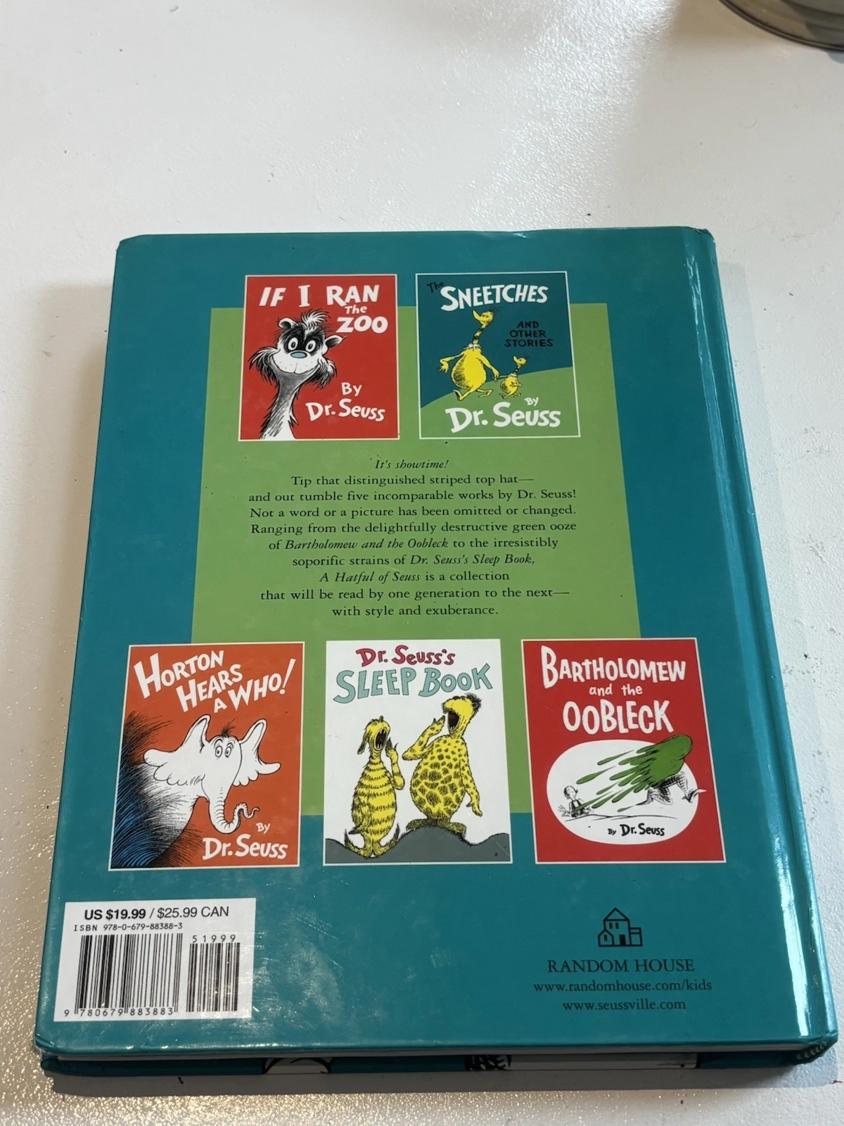 Dr. Seuss 1996 A Hatful of Seuss Hardcover - photo 2