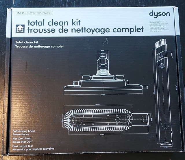 Dyson Total Clean Kit w/ 3 Brand New Tools