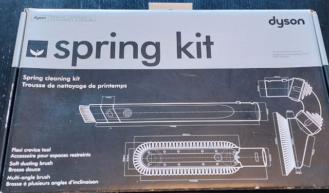 Dyson Spring kit. 5-piece tools. Brand new. Free bonus included.