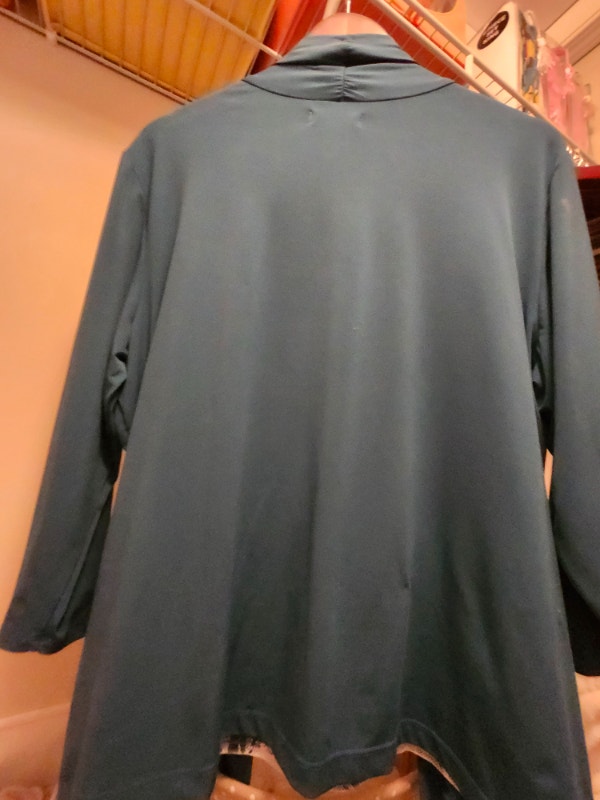 Long Sleeve blue blouse in great condition. Size XL. $25. - photo 2