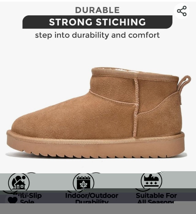 Women's Suede Platform Ankle Boots - Size 8 - $25 - photo 3