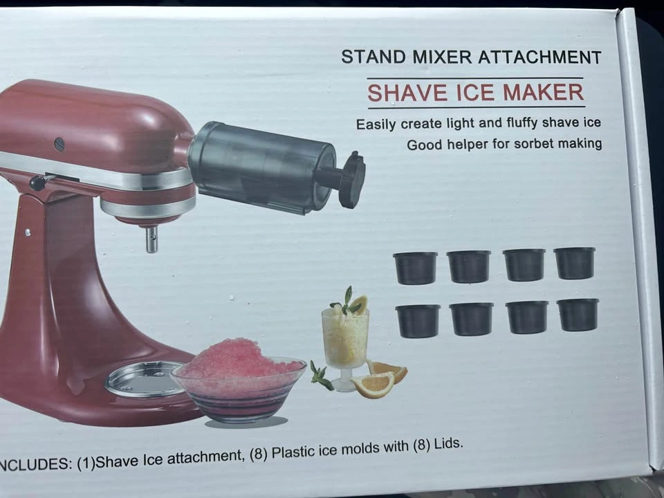 Stand Mixer Shave Ice Maker Attachment