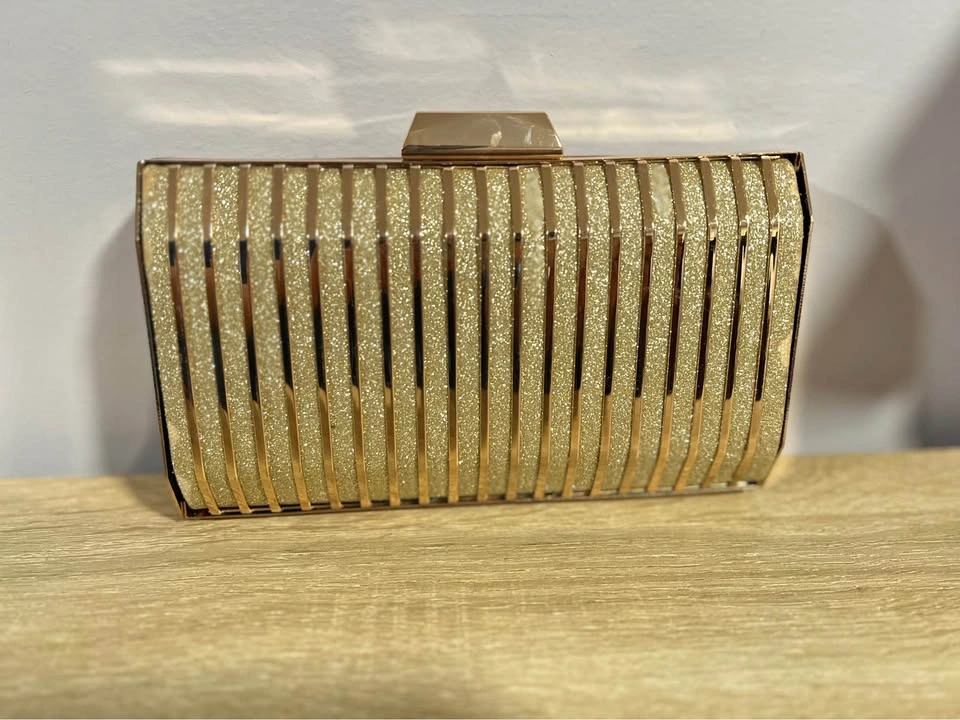 Gold Clutch Purse Set (2) – Evening Bags / Party Handbags - photo 2