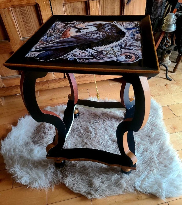 Raven Side Table Unique Gift - photo 2