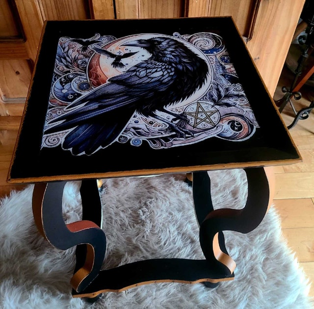 Raven Side Table Unique Gift - photo 5