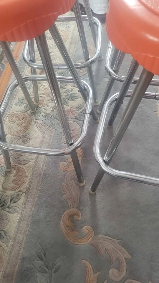 Mid Century Bottle cap like bar stools - photo 2