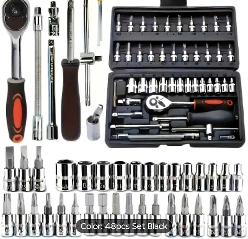 48 PCs Driver & Ratchet Tool Kit