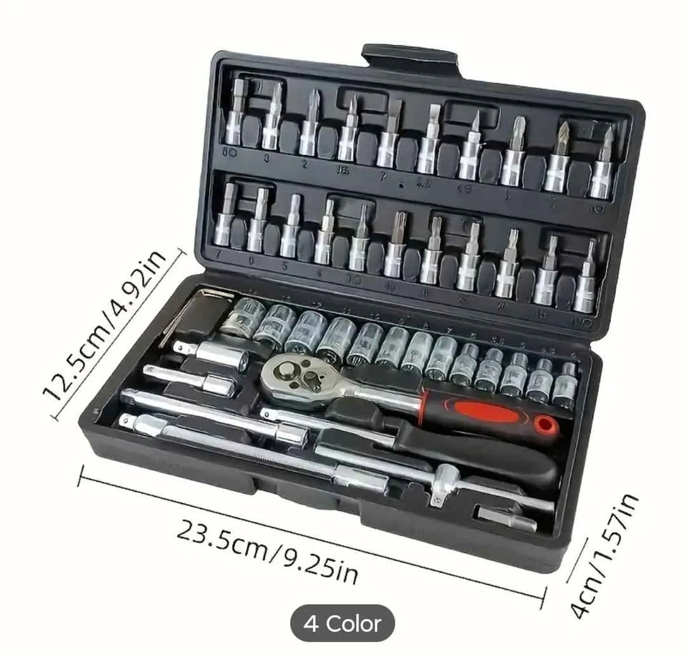 48 PCs Driver & Ratchet Tool Kit - photo 3