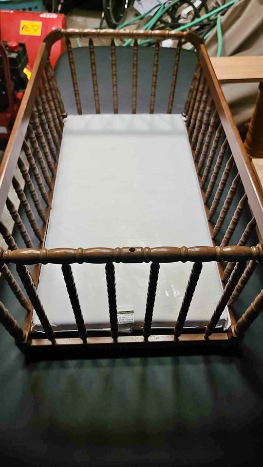 Wooden Rocking Baby Cradle
