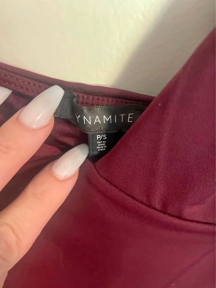 Dynamite bodysuit small never worn