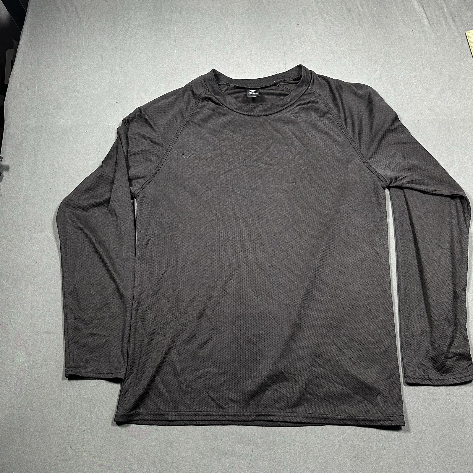 Rhone Mens Black Performance Long Sleeve T-Shirt