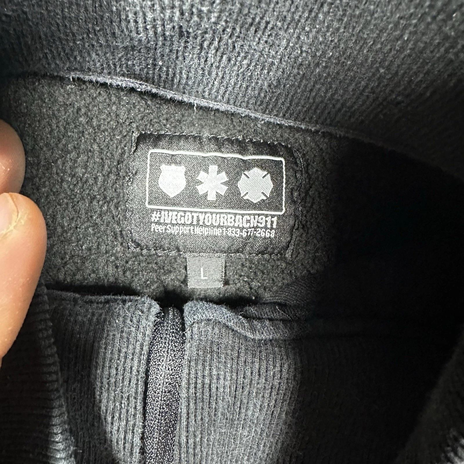 IVEGOTYOURBACK911 First Responder Support Quarter Zip L - photo 4