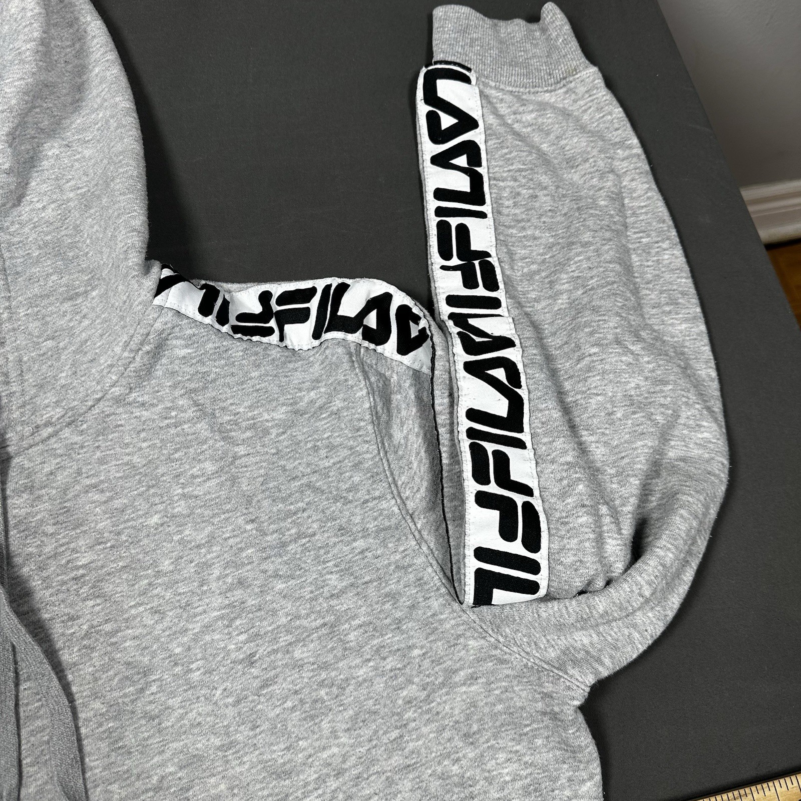 FILA Mens Hoodie Gray Pullover Sweatshirt [SIZE M] - photo 3