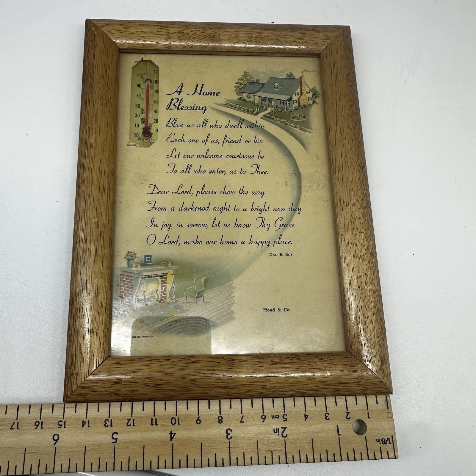 Vintage Barlieb's Feed & Grain Kunkletown Thermometer - photo 4