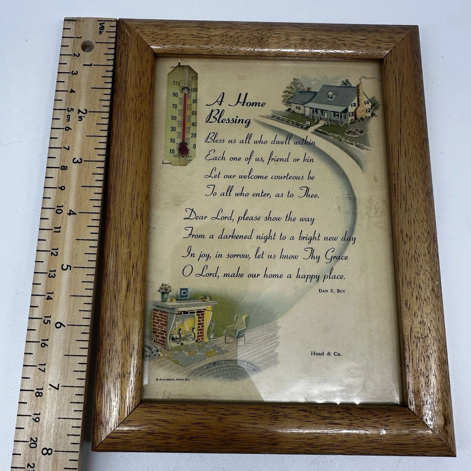 Vintage Barlieb's Feed & Grain Kunkletown Thermometer - photo 5