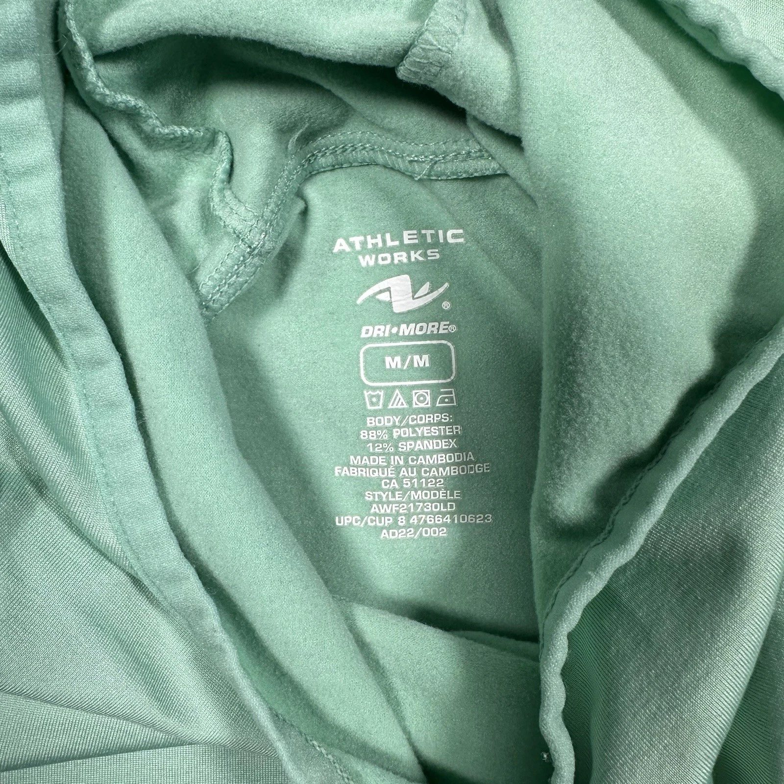 Athletic Works Women's Medium Pullover Hoodie Mint Green - photo 3