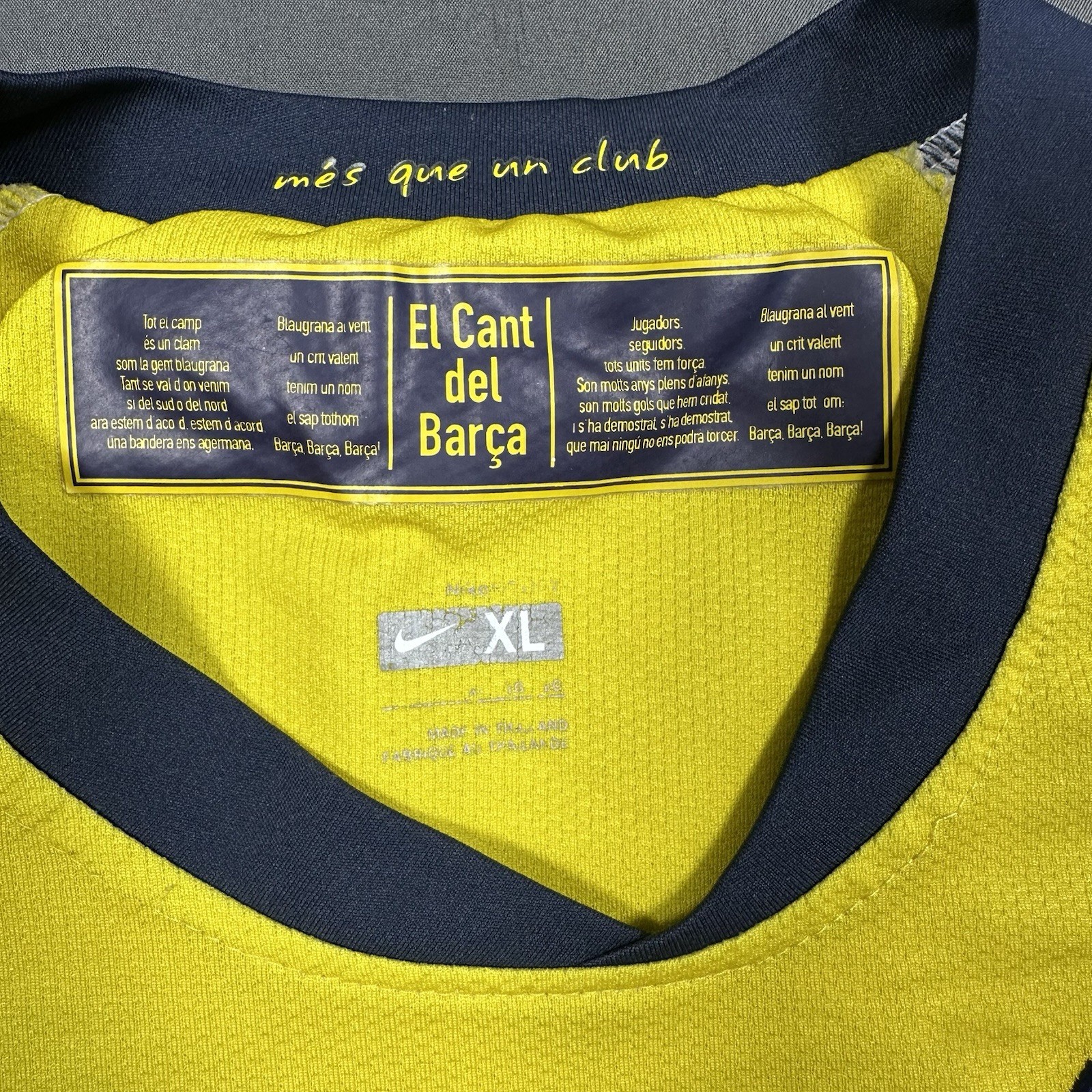 2008/2009 FC Barcelona Away Soccer Jersey - Boys XL - photo 3