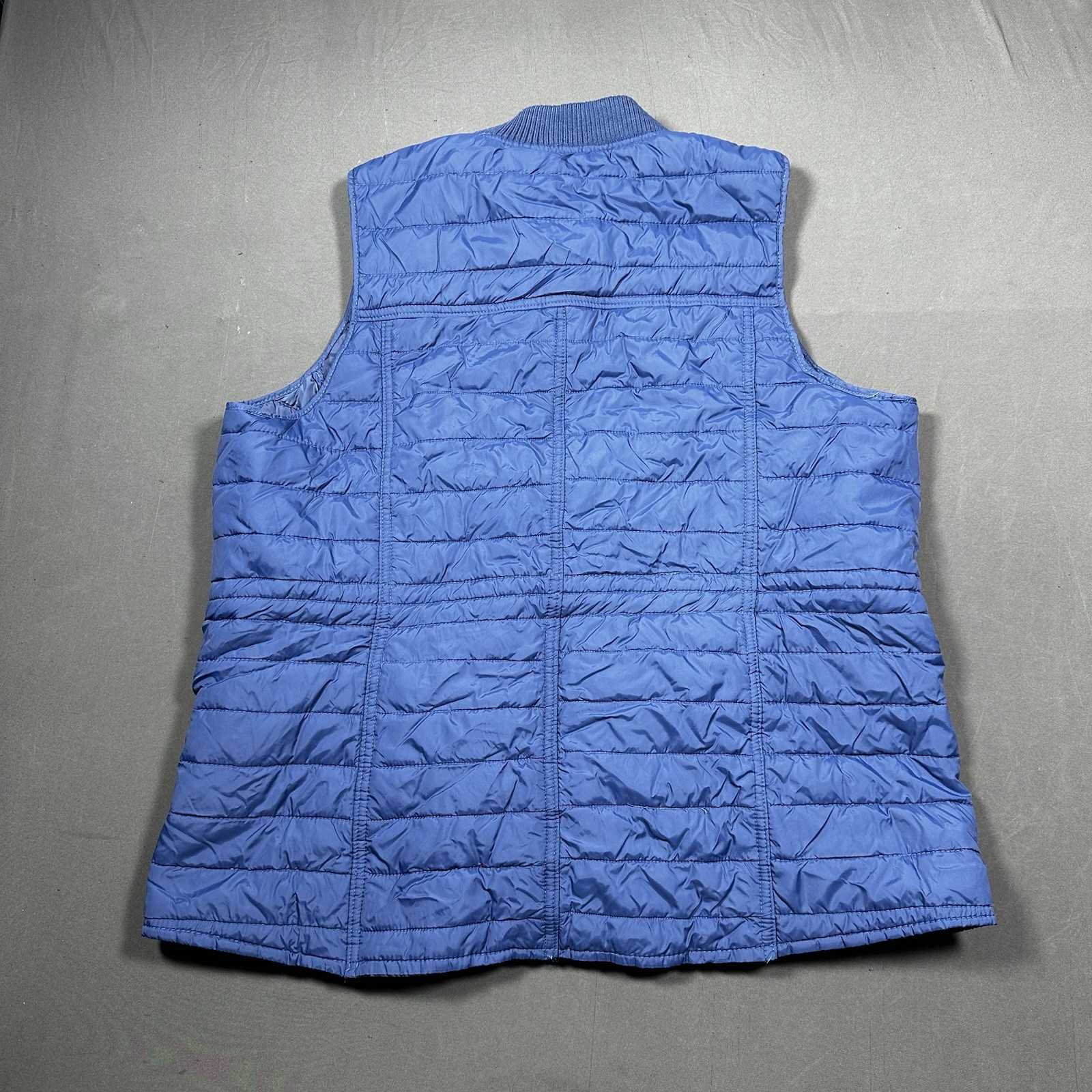 Cj Banks Quilted Puffer Vest Women’s Small Blue NWT - photo 2