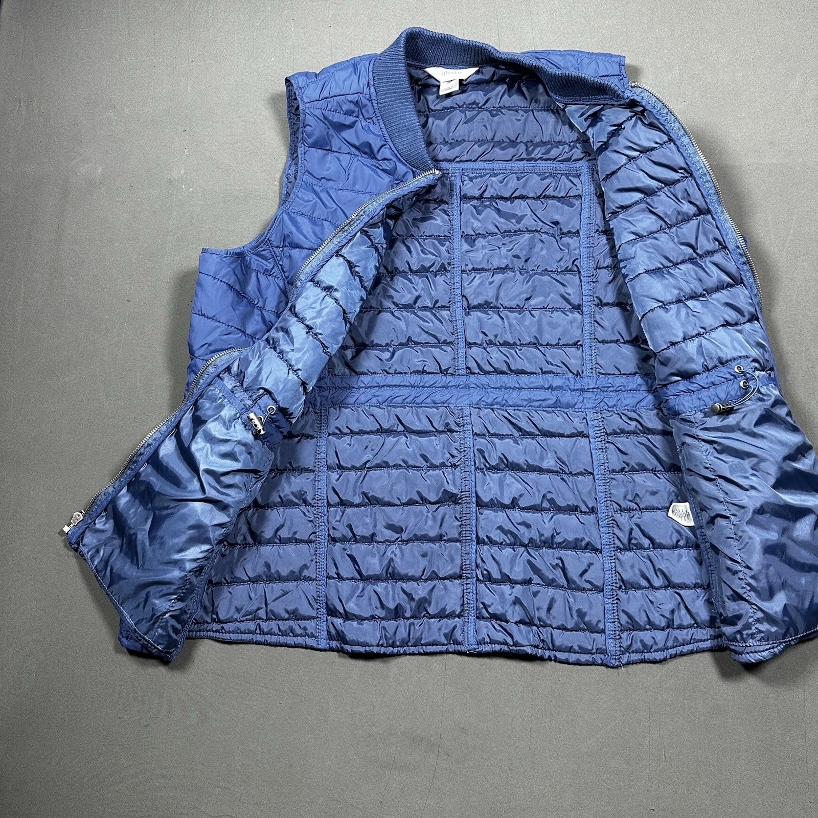Cj Banks Quilted Puffer Vest Women’s Small Blue NWT - photo 4