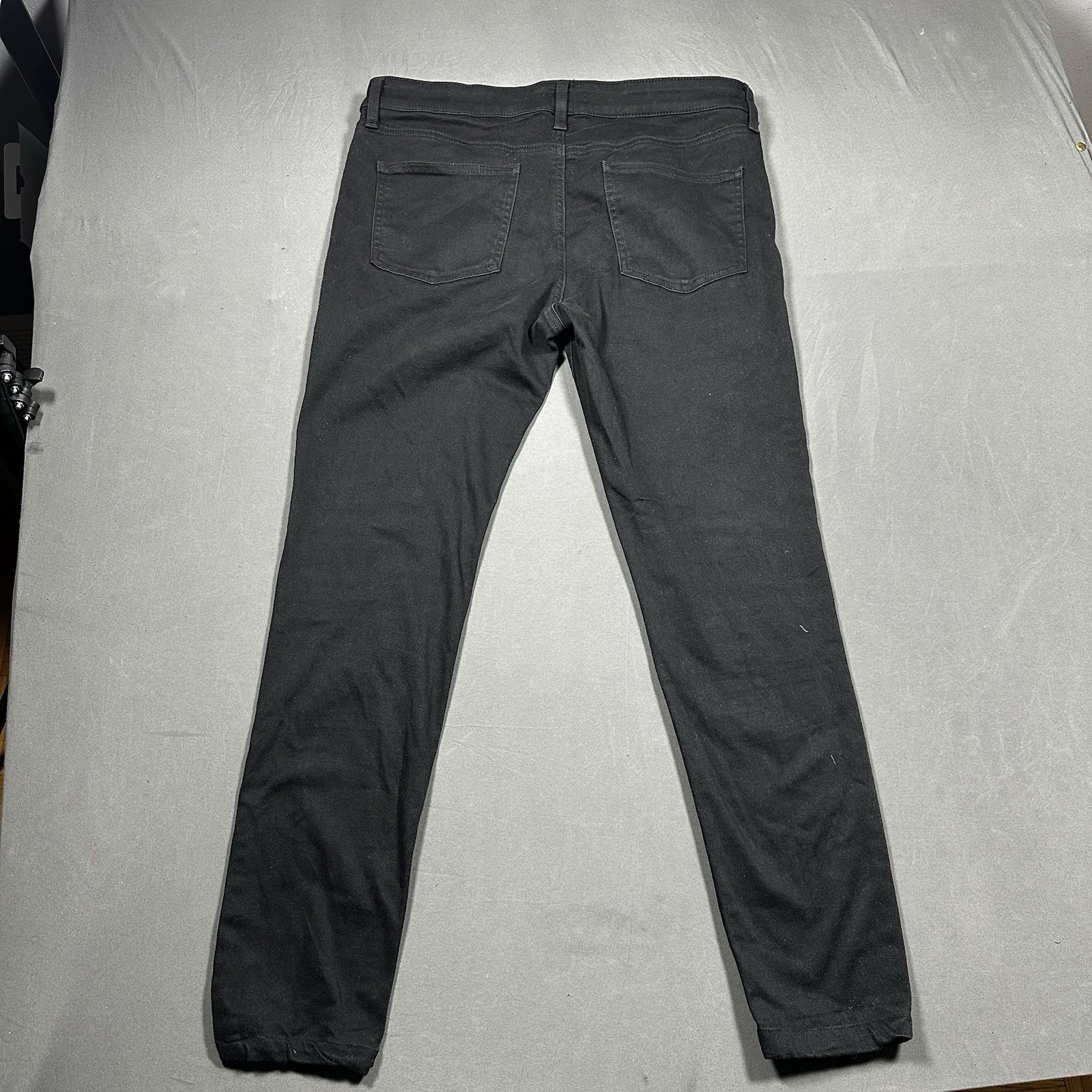 Uniqlo Women's Black Stretch Jeans - Straight Leg, Size M - photo 2