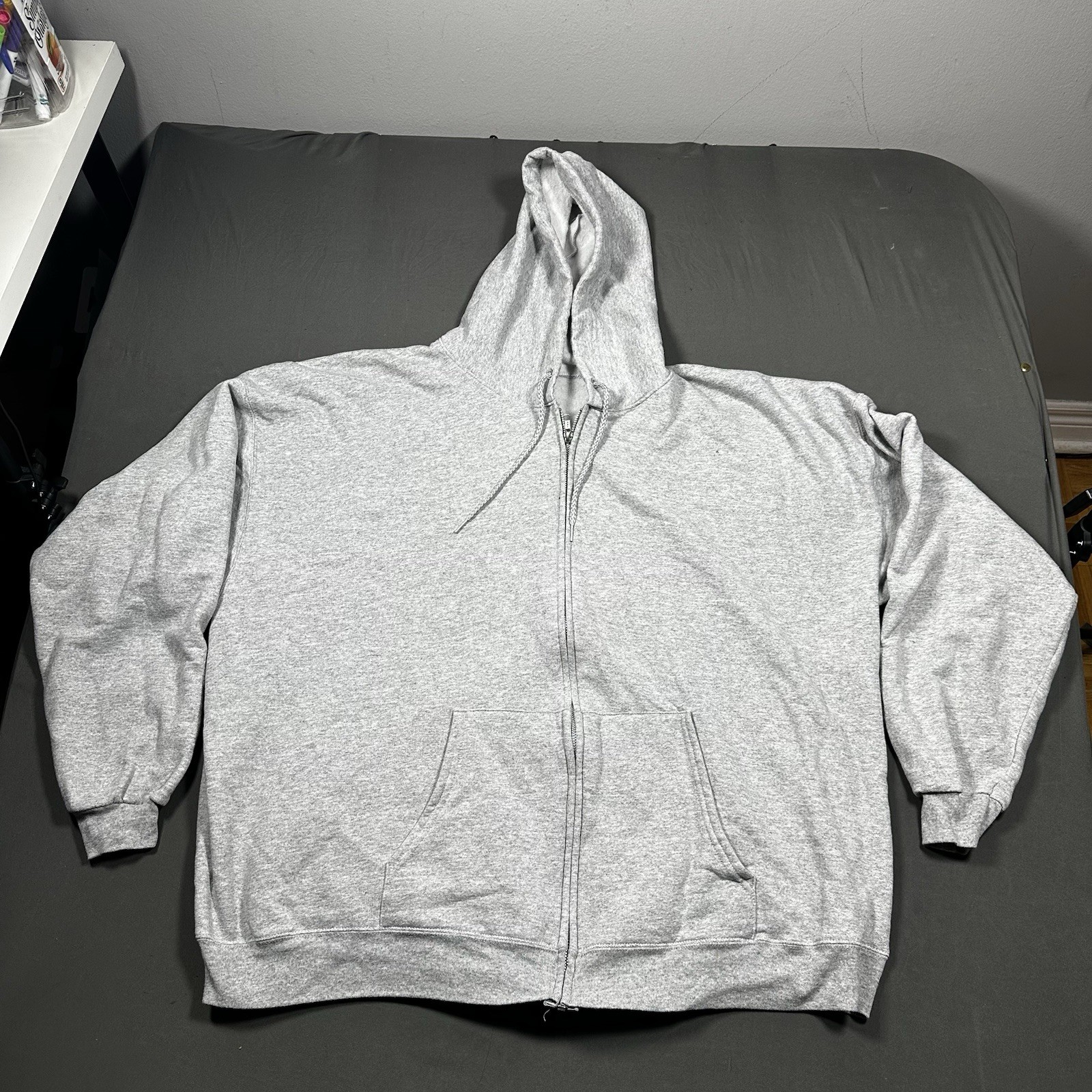 Vintage Hanes Men's Hooded Full Zip Thermal Lined Sweatshirt Poc