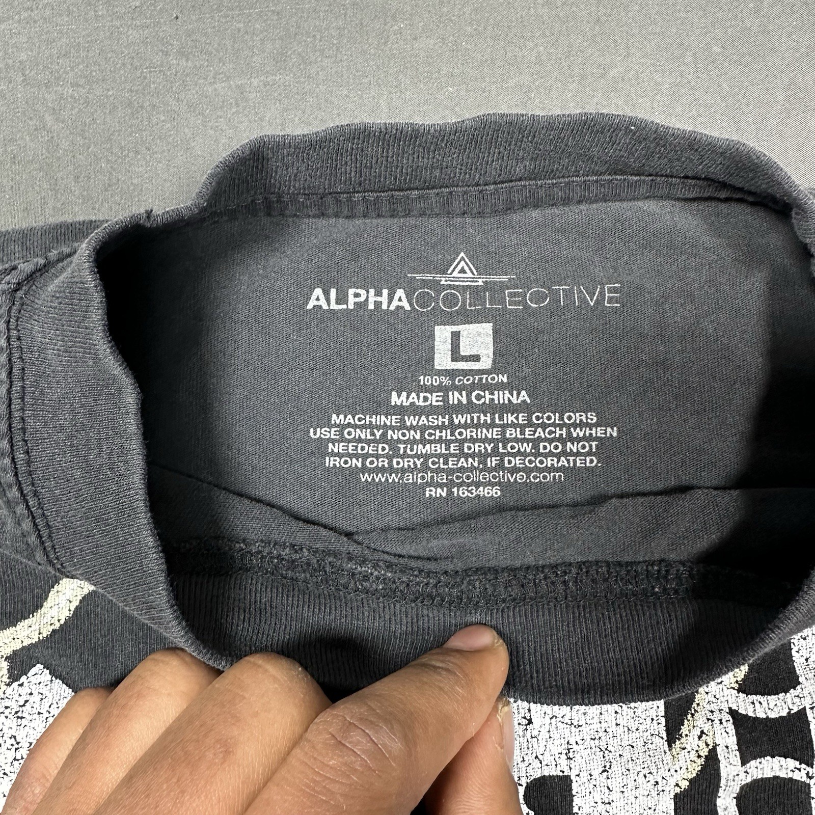 Alpha Collective NYC T-Shirt Large Black - photo 3