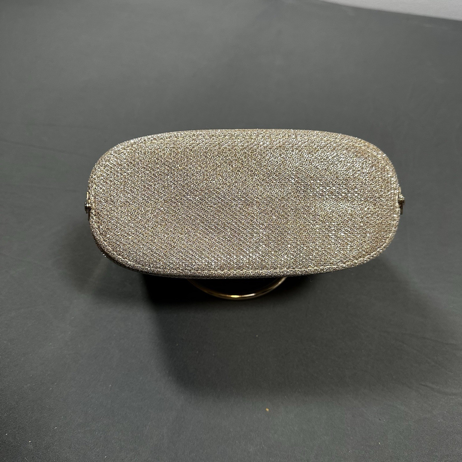D’Margeaux New York Gold Glitter Evening Bag Sparkly Clutch Rhin - photo 3